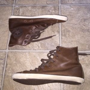 Leather converse