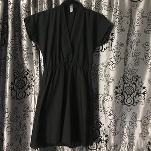 Little black v neck American Apparel dress