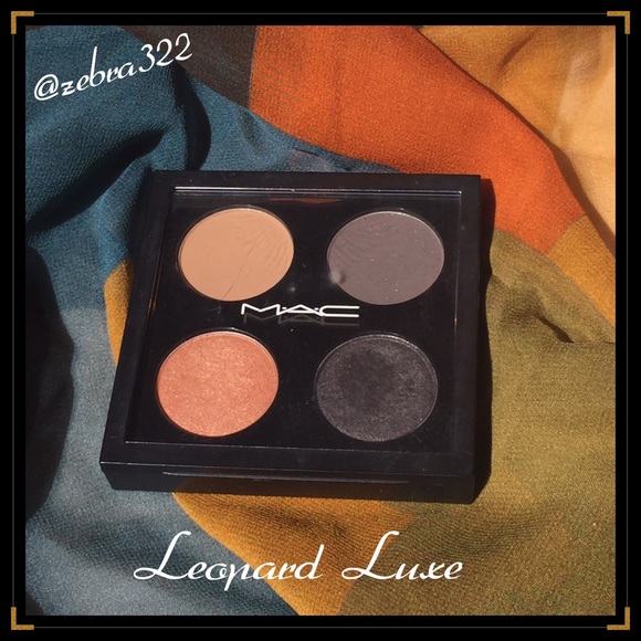 Authentic MAC LE Leopard Luxe Eye Shadow x 4 - Picture 1 of 3