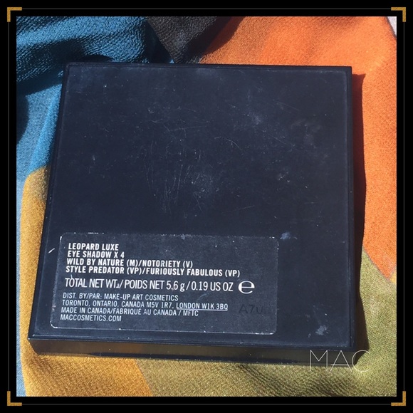 Authentic MAC LE Leopard Luxe Eye Shadow x 4 - Picture 3 of 3