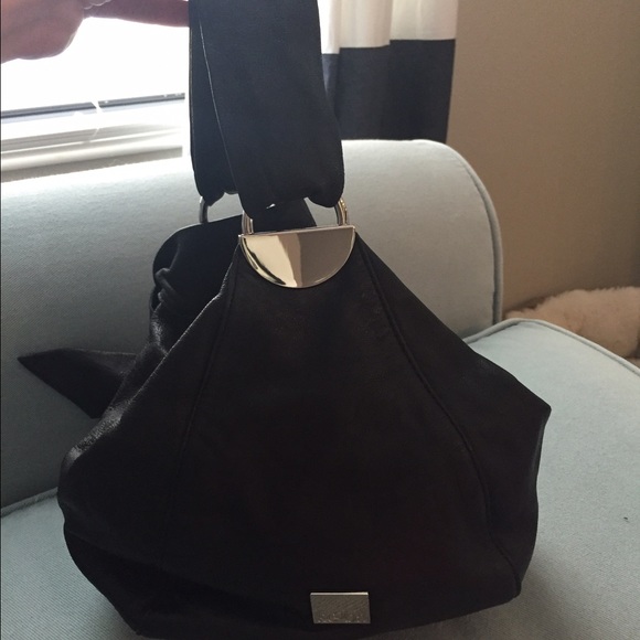 Kooba small black leather bag