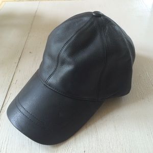 Leather cap