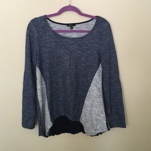 Soft navy long sleeve shirt
