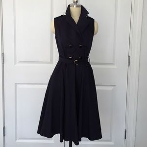Closet London Military Trench Dress
