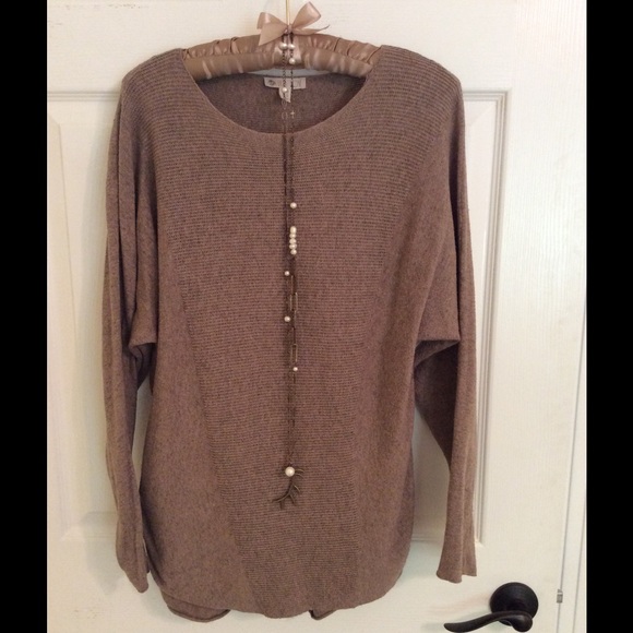 fall tan longsleeved sweater