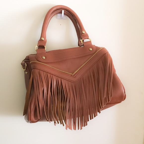 Steve Madden Handbags - Brown Steve Madden Fringe Purse