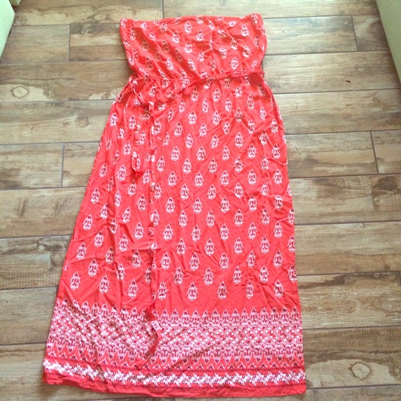 Old Navy XXL strapless Maxi, Coral