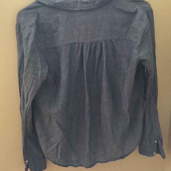 Jean button-down