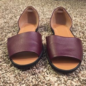 Urban Outfitters open toe flats
