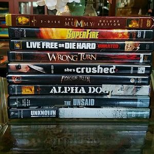Bundle of 9 DVDs