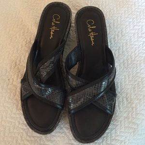 Coke Haan platform sandals