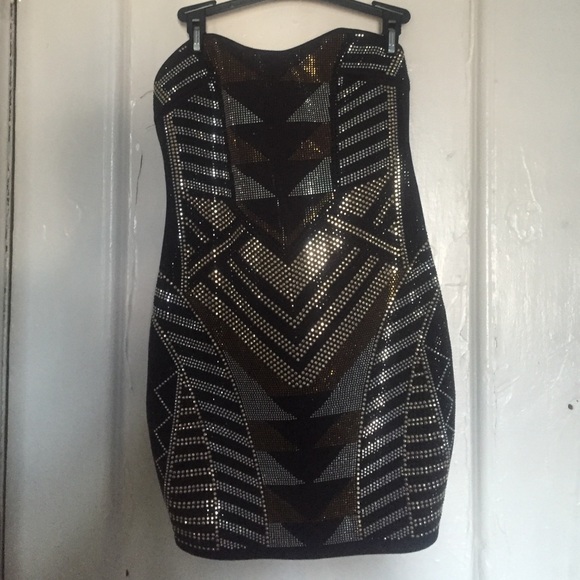 Strapless party dress