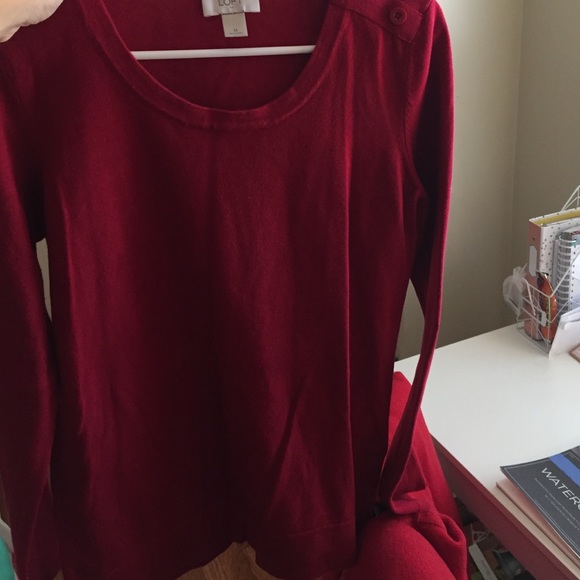 Red sweater