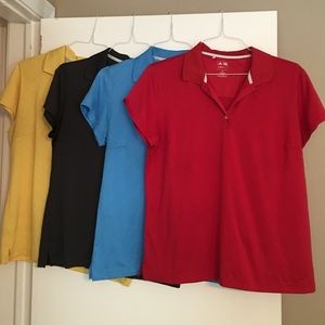 Bundle of four dry fit polos