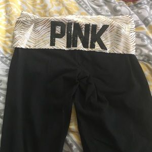 PINK size Large yoga pants