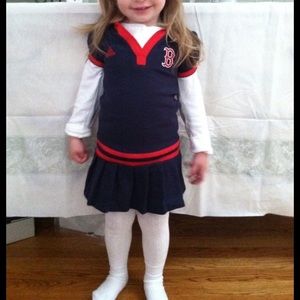 Adidas Little Girls Boston Red Sox Dress 4T redsox