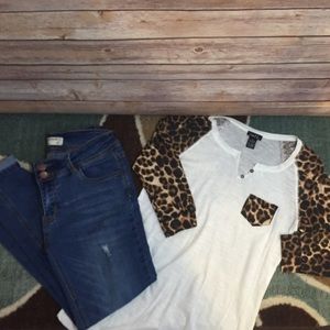 Rue21 Cheetah print Top
