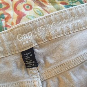 Gap khaki legging skimmer