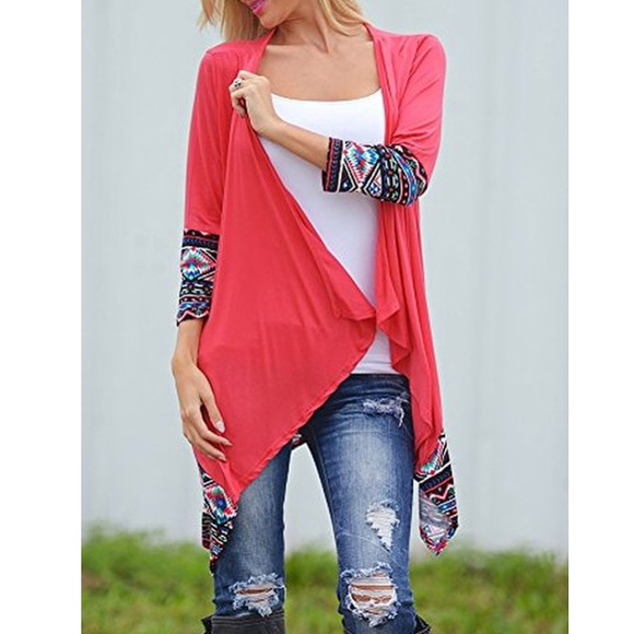 🆕Winter 3/4 Sleeve Irregular Cardigan - Picture 2 of 3