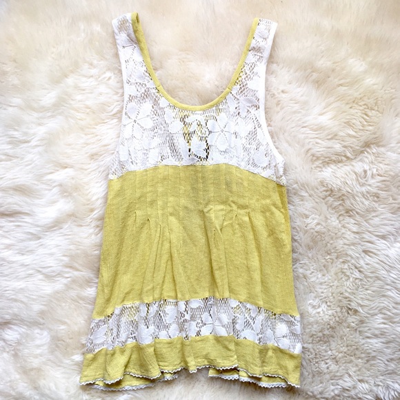 Free People Embroidery Open Back Top - Picture 2 of 4