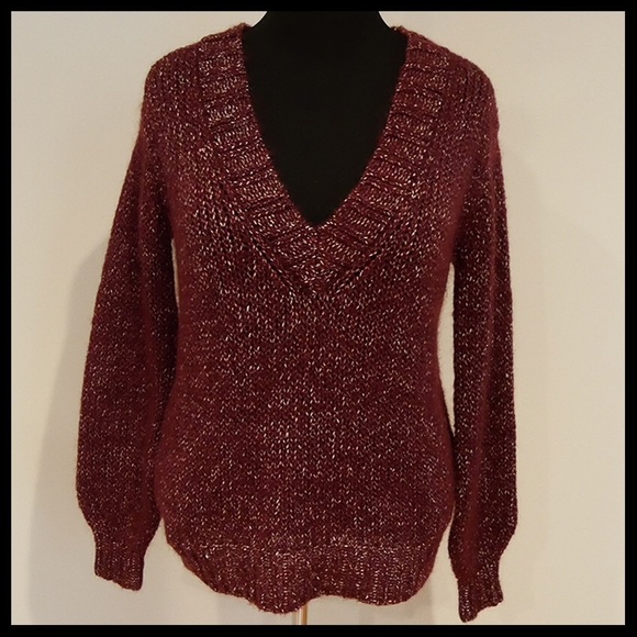 Moda International V-Neck Sweater - Picture 1 of 2