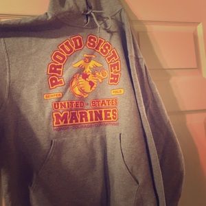 "Proud Sister" Marine Corps sweatshirt