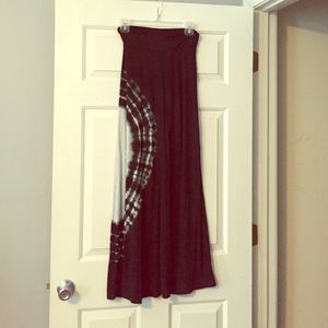 Tie-Dye Maxi Skirt