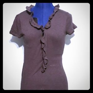 💥💥J. Crew dark brown shirt