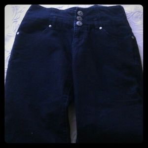 High waisted skinny jeans