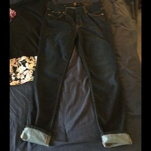 7 For All Mankind Skinny MidRise Ankle Jean