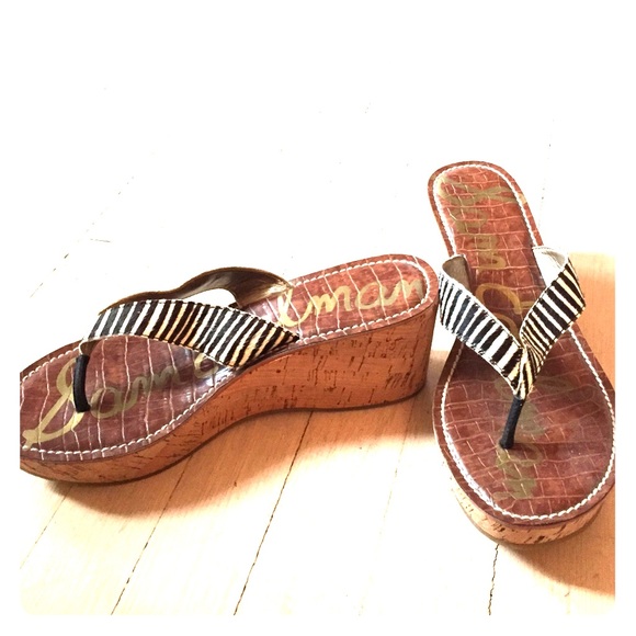 Sam Edelman wedge sandals - Picture 1 of 3