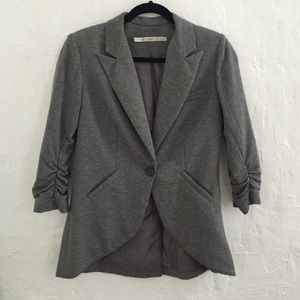Gray blazer