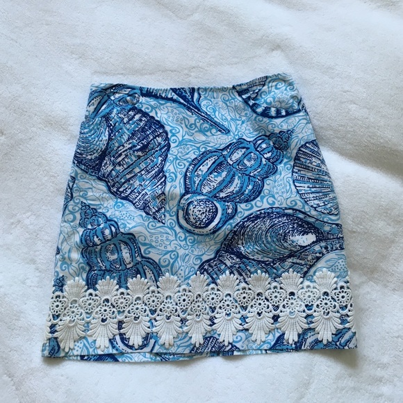 Lily Pulitzer seashell skirt