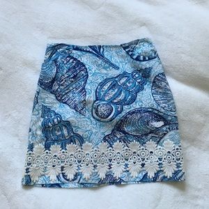 Lily Pulitzer seashell skirt