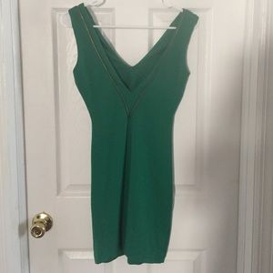 ZARA mini dress with gold zipper detail