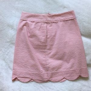 Vineyard Vines pink searsucker skirt