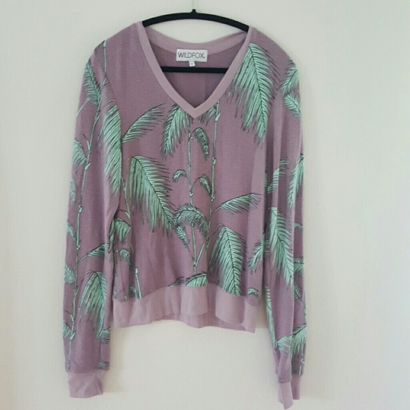RARE Wildfox Couture BAMBOO V-NECK BAGGY BEACH