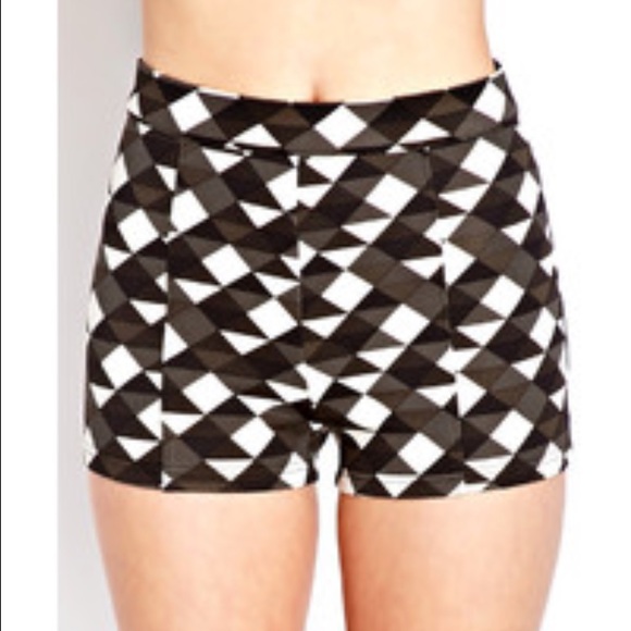 High wasted shorts