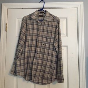 Loose Fit Plaid Button Down