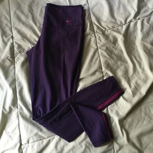 Full length Nike leggings in purple