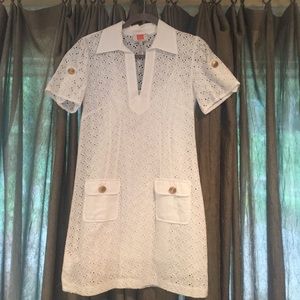 Crisp white sundress