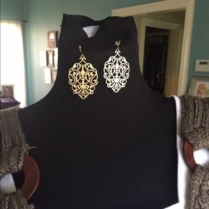 Premier Designs gold earrings