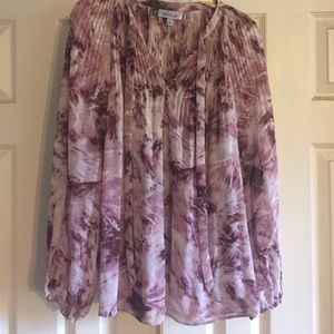 Flowy bo-ho mauve shirt
