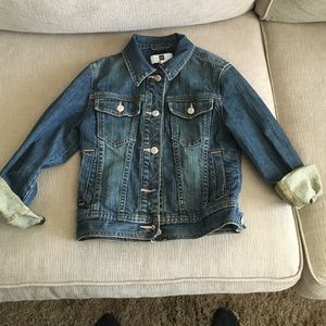 Gap jean jacket size large girls. Like new