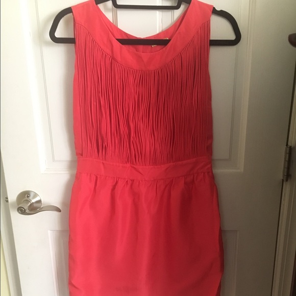 NWOT Loeffler Randall Spaghetti dress in Lobster