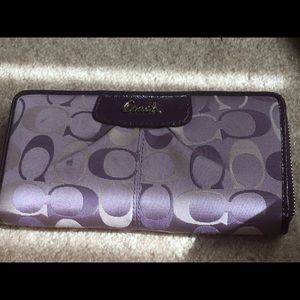Coach cloth wallet