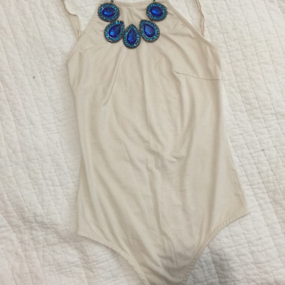 Simple and sexy backless bodysuit | Gently worn