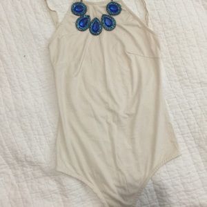 Simple and sexy backless bodysuit | Gently worn