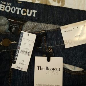 Low Rise Boot cut jeans, 16 SHORT