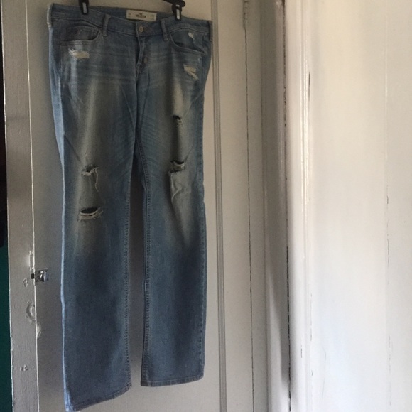Hollister ripped jeans